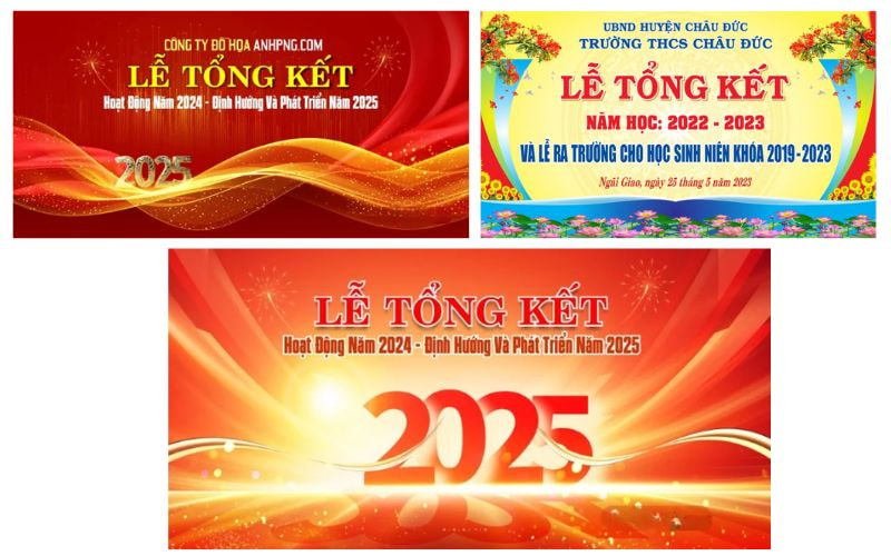 Phông nền hội nghị lễ tổng kết - Sang trọng và ấn tượng